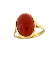 Anello Soranzo Gioielli Donna Corallo E Perla in Oro giallo Corallo PIS10070826 - PIS10070826